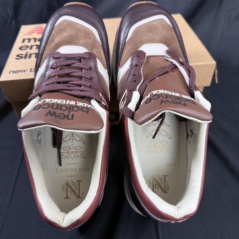 New Balance 1500 Mens 8.5 Brown‎ "French Roast" Made in England Leather M1500GBI - Picture 2 of 11